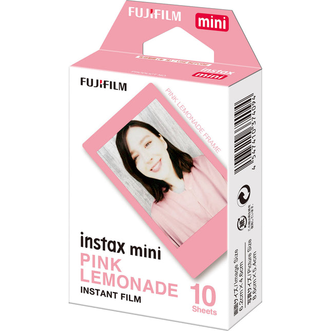 FUJIFILM instax mini película para cámaras borde Pink Lemonade 10 exposiciones