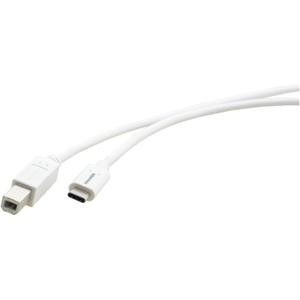 Kramer Cable USB 2.0 Tipo C a Tipo B 3 metros Blanco