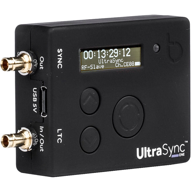 Atomos UltraSync ONE RF sincronizador de código de tiempo con alcance 200 m batería 24 h y cables incluidos