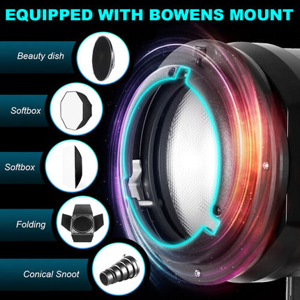 GVM LS-150D Luz LED de Video Luz de Día 5600K Dimmable con Estuche