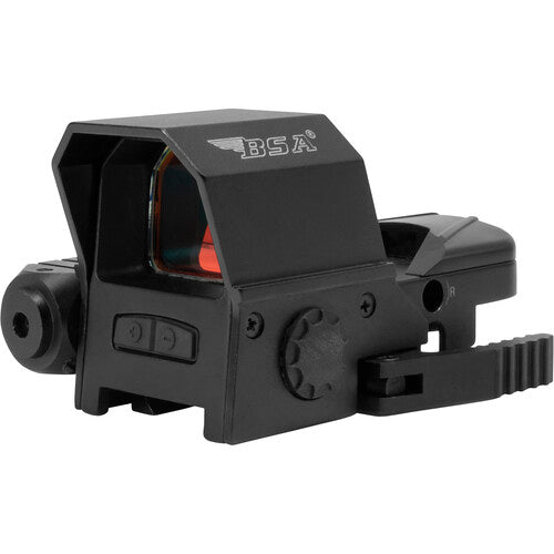 BSA Optics 33x24 Mira Reflex con Láser Rojo 650nm Montura Weaver