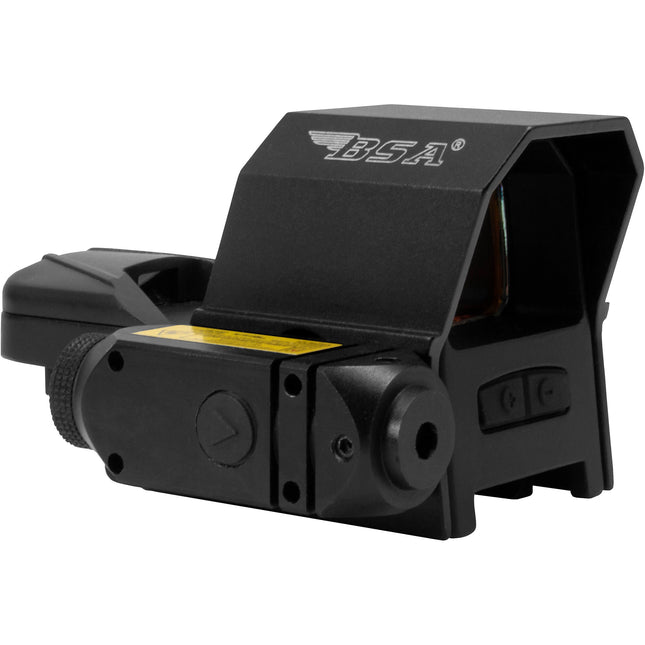 BSA Optics 33x24 Mira Reflex con Láser Rojo 650nm Montura Weaver