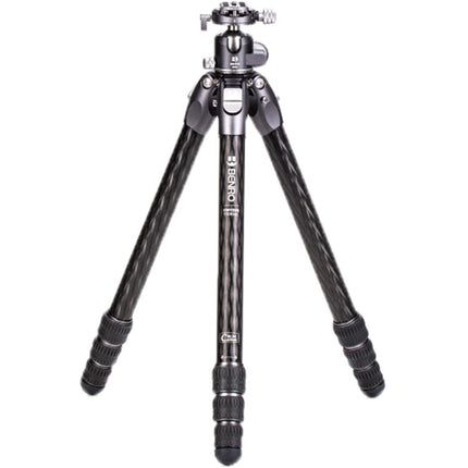 Benro Tortoise Trípode de Fibra de Carbono 4 Secciones 56.3 Pulgadas con Cabezal GX35