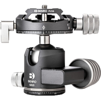 Benro GX25 Two Series Base de Bola de Aluminio Perfil Bajo Capacidad 25 kg y Rotación 360°