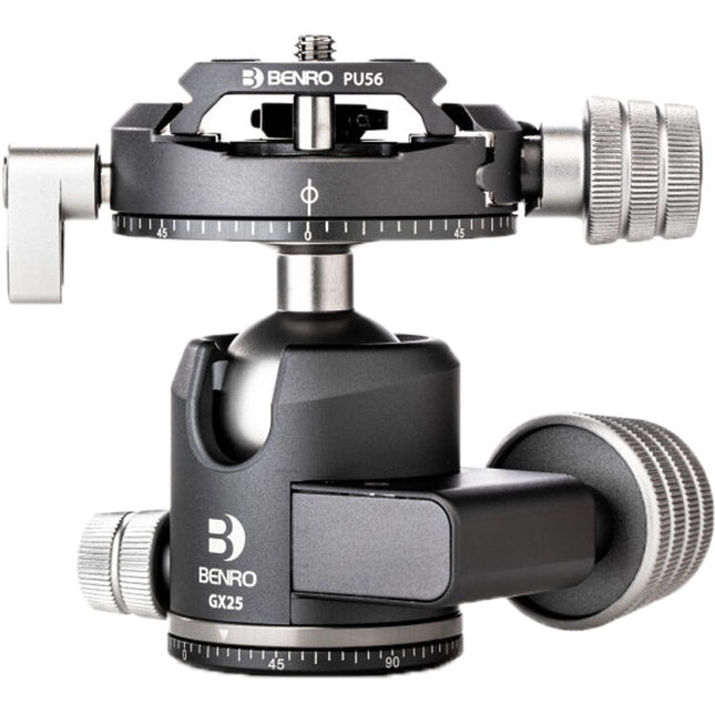 Benro GX25 Two Series Base de Bola de Aluminio Perfil Bajo Capacidad 25 kg y Rotación 360°