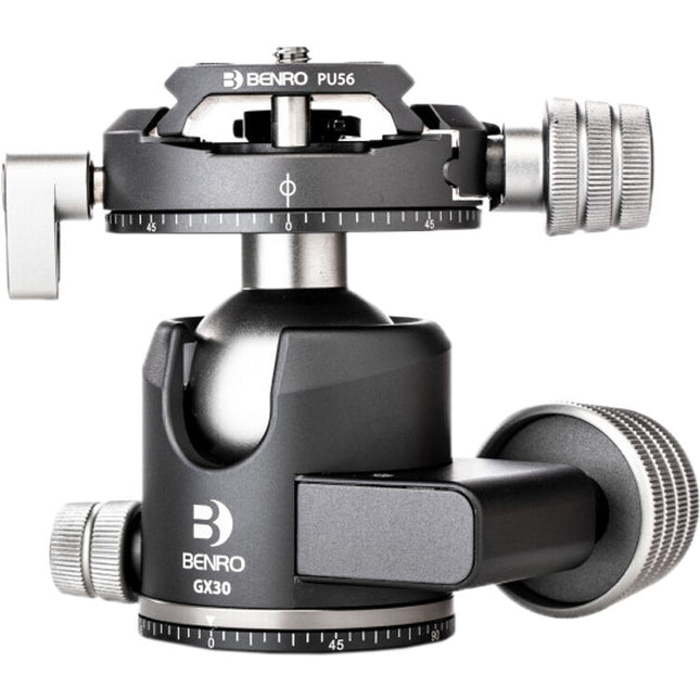 Benro GX30 Two Series Cabezal Esférico de Aluminio Perfil Bajo 30 kg capacidad Panorámico 360°