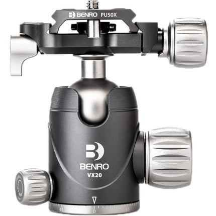 Benro VX20 Two Series Cabezal de Bola de Aluminio Capacidad 20kg 360° Panning