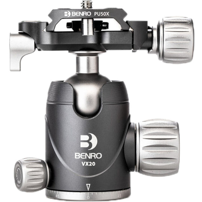 Benro VX20 Two Series Cabezal de Bola de Aluminio Capacidad 20kg 360° Panning