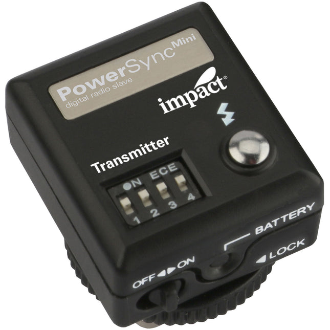 Impact PS16-Mini T Transmisor Radio Digital 16 Canales Alcance 328' Batería CR2450