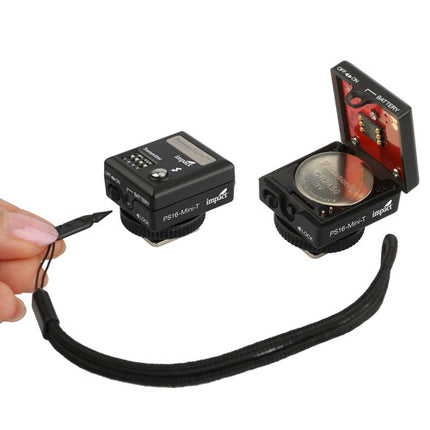 Impact PS16-Mini T Transmisor Radio Digital 16 Canales Alcance 328' Batería CR2450