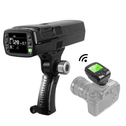 GVM TTL Flash Speedlite para Cámara 200Ws Disparador Inalámbrico 2.4GHz Kit Completo