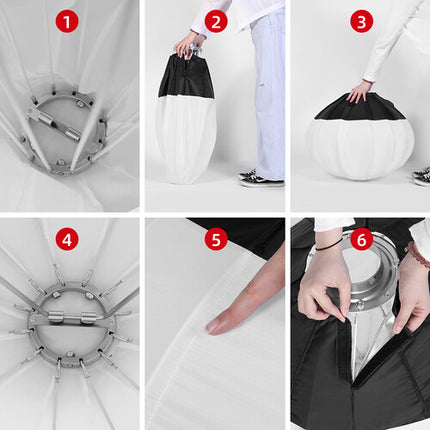 GVM Lantern Globe Softbox 26 pulgadas para luces con anillo Bowens y difusor