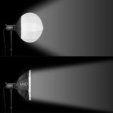 GVM Lantern Globe Softbox 26 pulgadas para luces con anillo Bowens y difusor