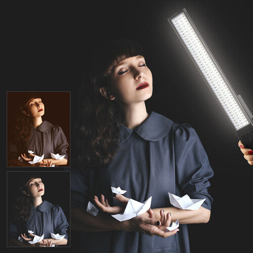 GVM LED Video Light Wand TD-JY258 Luz LED Dimmable 5600K Batería 4400mAh