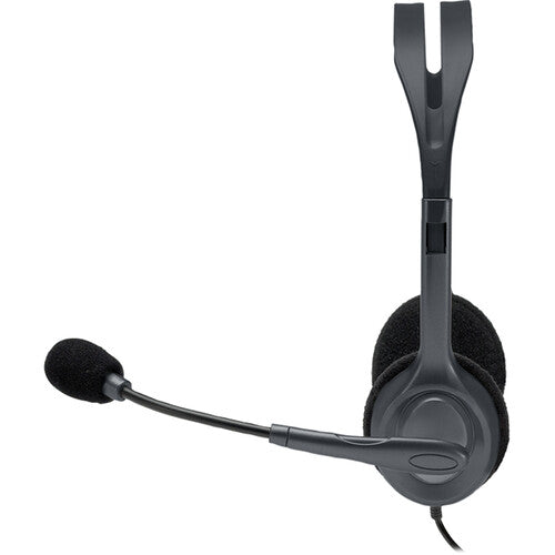 Logitech H111 Auriculares Estéreo On-Ear con Micrófono Ajustable y Cable de 2.35 m