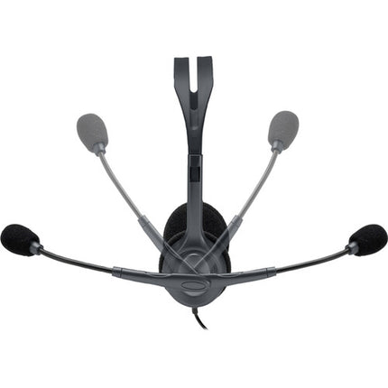 Logitech H111 Auriculares Estéreo On-Ear con Micrófono Ajustable y Cable de 2.35 m