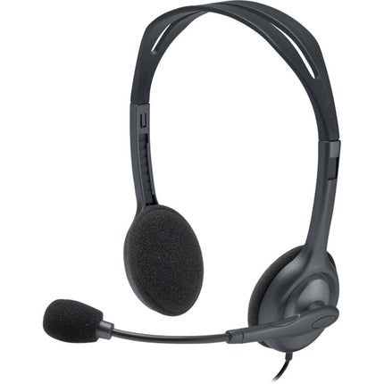 Logitech H111 Auriculares Estéreo On-Ear con Micrófono Ajustable y Cable de 2.35 m