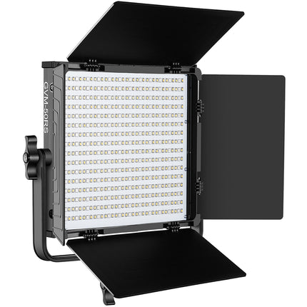 GVM 50RS Panel LED RGB Luz 1100 Lux 5600K Control Bluetooth 4-Direcciones