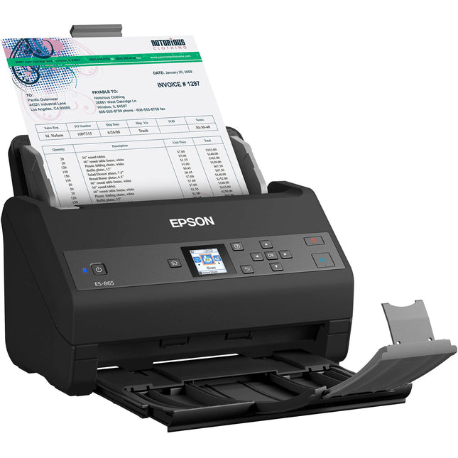 Epson WorkForce ES-865 Escáner de Documentos Dúplex Color 600 dpi 65 ppm USB 3.0