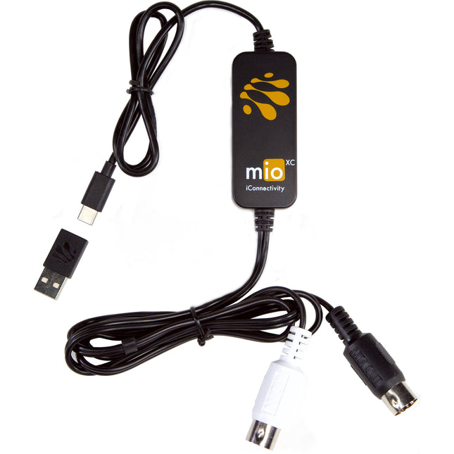 iConnectivity mioXC interfaz MIDI USB Type-C y USB Type-A 1x1 canales 16