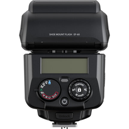FUJIFILM EF-60 Flash de Montura con Control Inalámbrico y Zoom 24-200mm