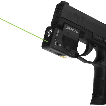 Nightstick TSM-13G Linterna Recargable Subcompacta para Armas con Láser Verde 150 Lúmenes 45 Minutos Autonomía