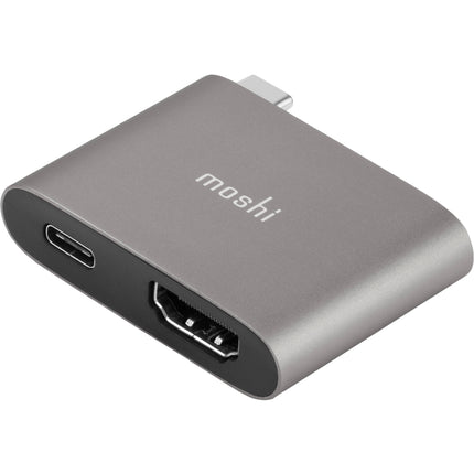Moshi Adaptador USB Tipo-C a HDMI con Power Delivery 60W y UHD 4K