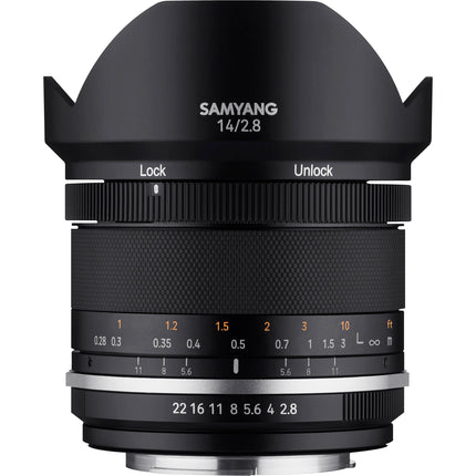 Samyang MF 14mm f/2.8 WS Mk2 Objetivo Canon EF Full Frame F2.8-22