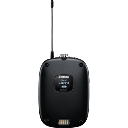 Shure SLXD1 Transmisor Bodypack Inalámbrico Digital G58 1760 Frecuencias 1mW Radiofrecuencia