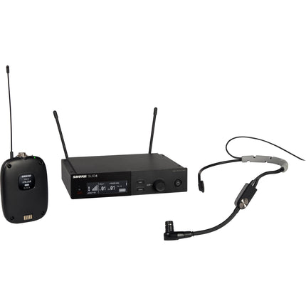 Shure SLXD14/SM35 Sistema Micrófono Inalámbrico de Diadema Cardioide 330 pies alcance 1760 frecuencias automáticas