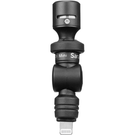 Saramonic SmartMic Di Mini Micrófono Condensador Omnidireccional Ultracompacto para iOS con Paraviento