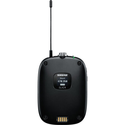 Shure SLXD14/SM35 Sistema Micrófono Inalámbrico de Diadema Cardioide 330 pies alcance 1760 frecuencias automáticas