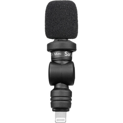 Saramonic SmartMic Di Mini Micrófono Condensador Omnidireccional Ultracompacto para iOS con Paraviento