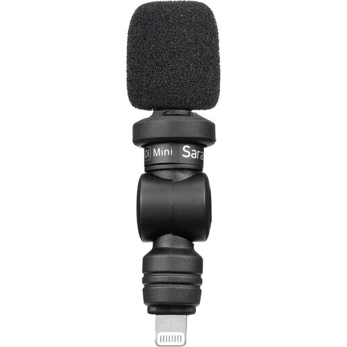 Saramonic SmartMic Di Mini Micrófono Condensador Omnidireccional Ultracompacto para iOS con Paraviento