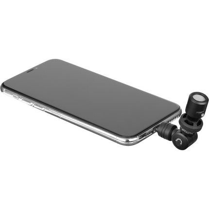 Saramonic SmartMic Di Mini Micrófono Condensador Omnidireccional Ultracompacto para iOS con Paraviento
