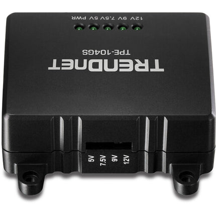 TRENDnet TPE-104GS Divisor PoE Gigabit Versión 2 Rango 100m Tres Voltajes