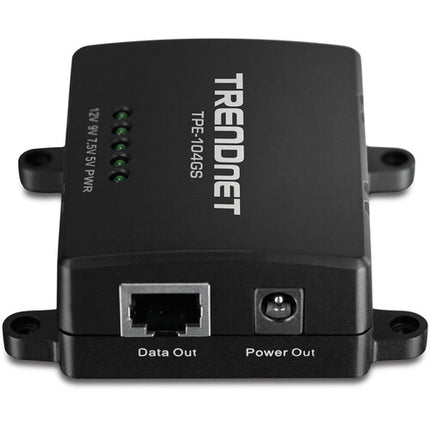 TRENDnet TPE-104GS Divisor PoE Gigabit Versión 2 Rango 100m Tres Voltajes
