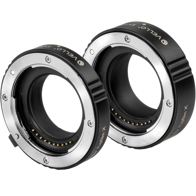 Vello Deluxe Tubo de Extensión Auto Focus 11 y 16 mm para FUJIFILM X-Mount Version II
