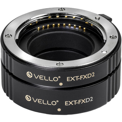 Vello Deluxe Tubo de Extensión Auto Focus 11 y 16 mm para FUJIFILM X-Mount Version II