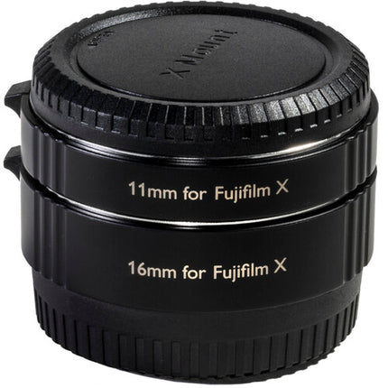 Vello Deluxe Tubo de Extensión Auto Focus 11 y 16 mm para FUJIFILM X-Mount Version II