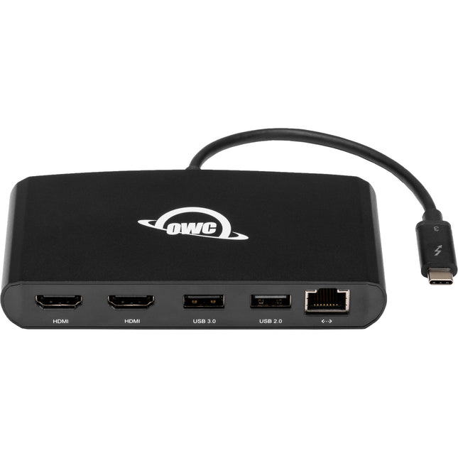 OWC 5-In-1 Thunderbolt 3 mini Dock Estación 40 Gb/s HDMI RJ45 USB