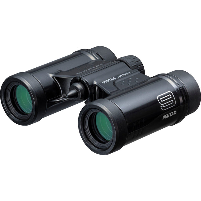Pentax 9x21 UD Prismáticos Compactos con Funda y Correa Negro