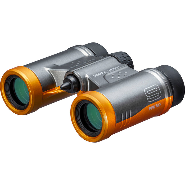 Pentax 9x21 UD Binoculares Compactos con Estuche y Correa Gris