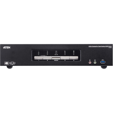 ATEN CS1964 4 Puertos Switch KVM 4K Triple Pantalla HDMI DisplayPort 4096x2160 60Hz