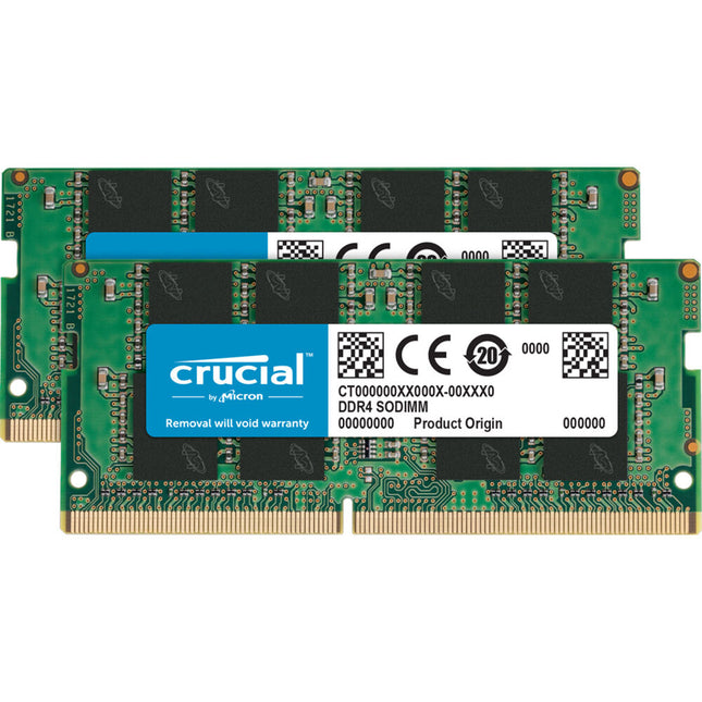 Crucial 32GB DDR4 3200 MHz SODIMM Memoria para Portátil 2x16GB