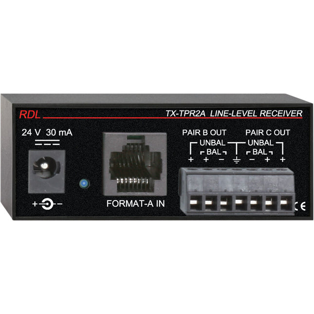 RDL TX-TPR2A Receptor Activo Dos Pares Audio Salidas Balanceadas Unbalanceadas
