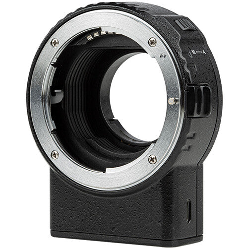 Viltrox NF-M1 Adaptador Montura Autofocus para Nikon F a Micro Cuatro Tercios con Apertura Ajustable y USB