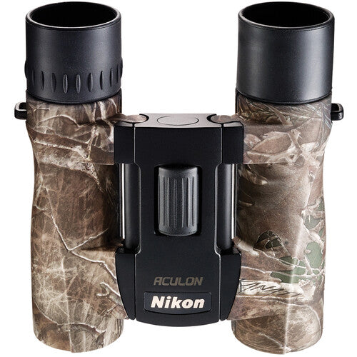 Nikon 10x25 Aculon A30 Prismáticos Compactos Ligeros con Correa y Funda