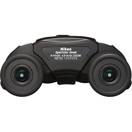 Nikon 8-24x25 Sportstar Prismáticos Compactos Zoom con Estuche Negro