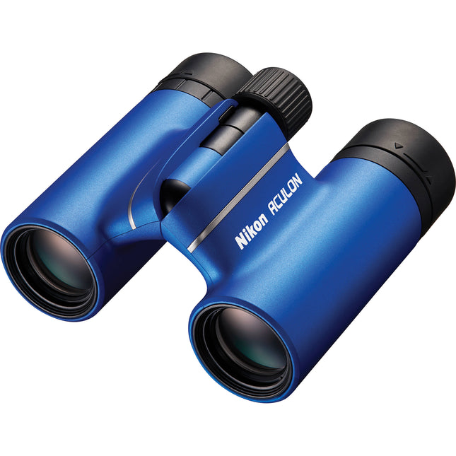 Nikon 8x21 Aculon T02 Binoculares Compactos Ligeros con Lentes Multicapa y Funda Azul
